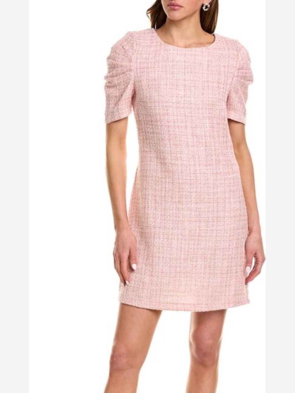 Area Stars Pink Tweed Shift Dress - Women size M